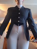 Slipjas wedstrijdjasje kort 42 diamantjes, Dieren en Toebehoren, Paardrijkleding, Ophalen of Verzenden, Zo goed als nieuw, Bovenkleding
