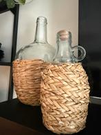 Set/2 vazen ~ Ibiza Interior, Overige kleuren, Ophalen of Verzenden, Minder dan 50 cm, Glas