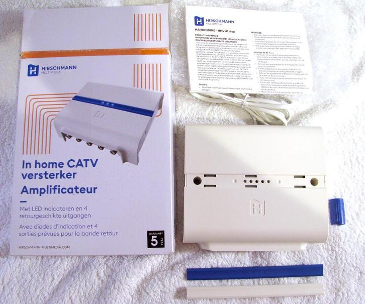 Hirschmann shop hmv41 antenneversterker in orig verpakking, Audio, Tv en Foto, Televisie-accessoires, Zo goed als nieuw, Ophalen