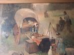 Adriaan.de.la .Riviere Zigeunerkampje, Antiek en Kunst, Ophalen of Verzenden