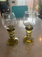 Vintage Roemer glazen set van 2, Ophalen of Verzenden