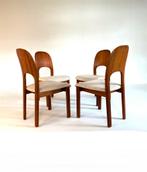 4x vintage Deens eetkamerstoel, Holstebro Møbelfabrik ‘70, Huis en Inrichting, Stoelen, Hout, Ophalen of Verzenden, Zo goed als nieuw