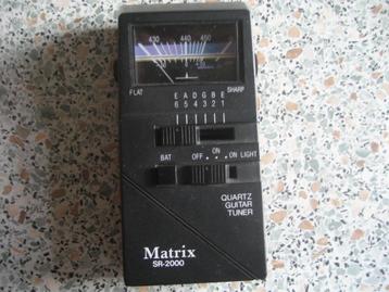 Gitaar stemmer Matrix SR-2000 Quartz beschikbaar voor biedingen