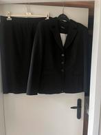 Samoon, zwart mantelpak. Maat 48/50, Kleding | Dames, Zwart, Maat 46/48 (XL) of groter, Ophalen of Verzenden, Zo goed als nieuw