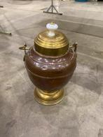 Antieke Koperen Pot met Deksel, Antiek en Kunst, Antiek | Koper en Brons, Ophalen of Verzenden, Koper