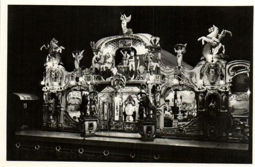 Miniatuur-Stoomcaroussel - ongelopen, Verzamelen, Ansichtkaarten | Themakaarten, Ongelopen, 1920 tot 1940, Ophalen of Verzenden