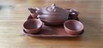 Chinees Yixing theepot met kopjes (20e eeuw), Antiek en Kunst, Antiek | Keramiek en Aardewerk, Verzenden
