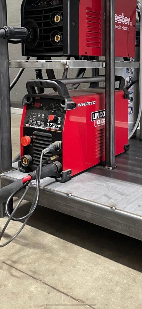 lincoln tig lasapparaat 230V 175 tp, Doe-het-zelf en Verbouw, Gereedschap | Lasapparaten, Zo goed als nieuw, Tig, Minder dan 150 ampère