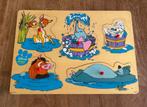 Disney Animal Friends Houten Puzzel, 2 tot 4 jaar, Verzenden, Zo goed als nieuw, Van hout
