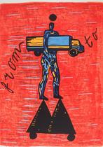 Hans Wap - (1943) - From to - zeefdruk - 64/100 - 1995, Antiek en Kunst, Verzenden