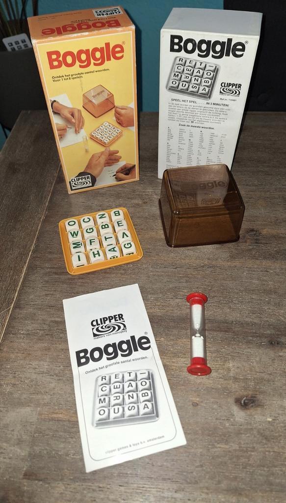Boggle letter dobbelspel, Hobby en Vrije tijd, Gezelschapsspellen | Overige, Zo goed als nieuw, Ophalen of Verzenden
