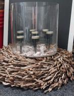 Grote Krans XL met Vaas, Huis en Inrichting, Ophalen, 25 tot 50 cm, Zo goed als nieuw, Bruin