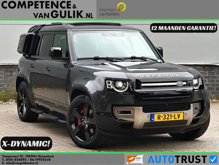 Land Rover Defender 110 2.0 P400e 110 X, Auto's, Land Rover, Bedrijf, Te koop, 360° camera, 4x4, ABS, Adaptive Cruise Control