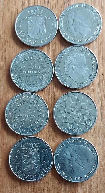 Rijksdaalders, guldens, kwartjes, dubbeltjes, series centen beschikbaar voor biedingen