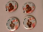 The A-team a team Ateam buttons set serie BA Baracus, Gebruikt, Ophalen of Verzenden, Button