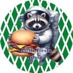 LF8977 icing frosting wasbeer 20cm eetbare taart print plaat, Ophalen of Verzenden, Nieuw, Taarten, Versiering