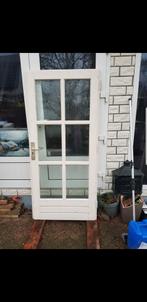 Deur met roede, Doe-het-zelf en Verbouw, Ophalen, 80 tot 100 cm, 200 tot 215 cm, Hout