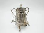 Zilveren miniatuur koffiekan met 3 kranen, Amsterdam, 1725, Antiek en Kunst, Antiek | Goud en Zilver, Verzenden, Zilver