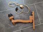 wandlamp - schaarlamp naar model Zweers, Ophalen of Verzenden, Gebruikt, Hout