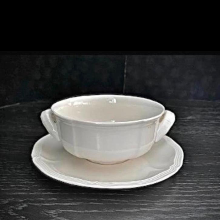Villeroy & Boch Manoir Vitro.               Soepkop+Schotel, Huis en Inrichting, Keuken | Servies, Zo goed als nieuw, Kop(pen) en/of Schotel(s)