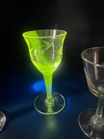 Mangaanglas Glazen Set - Vintage & Antiek, Ophalen of Verzenden