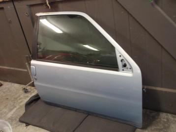 Deur rechts  en links in Ice Blue (EYLC). Peugeot 106. beschikbaar voor biedingen