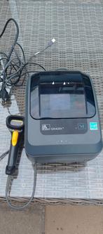 Zebra thermische labelprinter GK420t + handscanner, Computers en Software, Labelprinters, Qwerty, Ophalen of Verzenden, Zo goed als nieuw