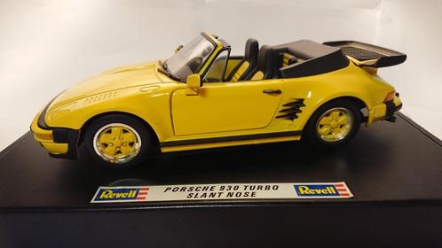 Porsche 930 Turbo Slantnose Cabrio Geel Revell in OVP, Hobby en Vrije tijd, Modelauto's | 1:18, Zo goed als nieuw, Auto, Revell