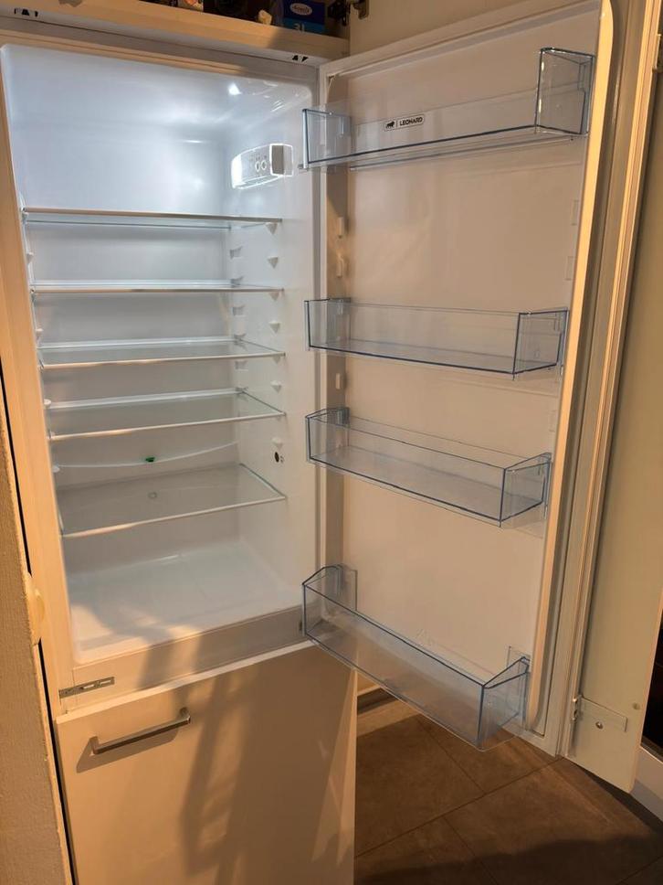 Inbouw Leonard koel/vriescombinatie LKG1853, Witgoed en Apparatuur, Koelkasten en IJskasten, Zo goed als nieuw, Met aparte vriezer