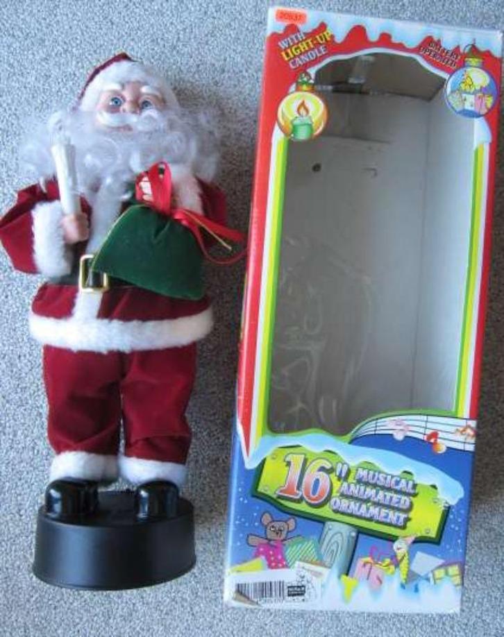 Kerstman /  muziekdoos, Diversen, Kerst, Nieuw, Ophalen of Verzenden
