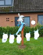 Geboortebord ooievaarsnest, Ophalen, Gebruikt, Geboortebord