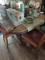 Gratis mechelse tafel met 4 stoelen., Antiek en Kunst, Ophalen