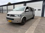 Volkswagen Transporter Caravelle 2013 L2H1 DC 4 Motion Navi, Auto's, Bestelauto's, Automaat, Euro 5, Stof, Zwart