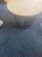 Opberg/bijzet tafeltje, Ophalen, Minder dan 50 cm, Rond, Zo goed als nieuw
