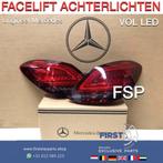 W205 Mercedes C Klasse 2019-2021 FACELIFT LED ACHTERLICHTEN, Gebruikt, Ophalen of Verzenden, Mercedes-Benz