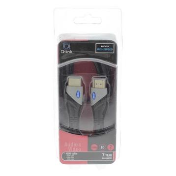 Q-link HDMI kabel Hi Speed 2m zwart. Meerdere beschikbaar. beschikbaar voor biedingen