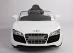 Audi R8, 1 persoons 12V + RC Wit ***NIEUW***, Nieuw, Ophalen of Verzenden