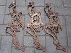 DRIE STUK MOOIE ORNEMENTEN METAAL, Ophalen of Verzenden