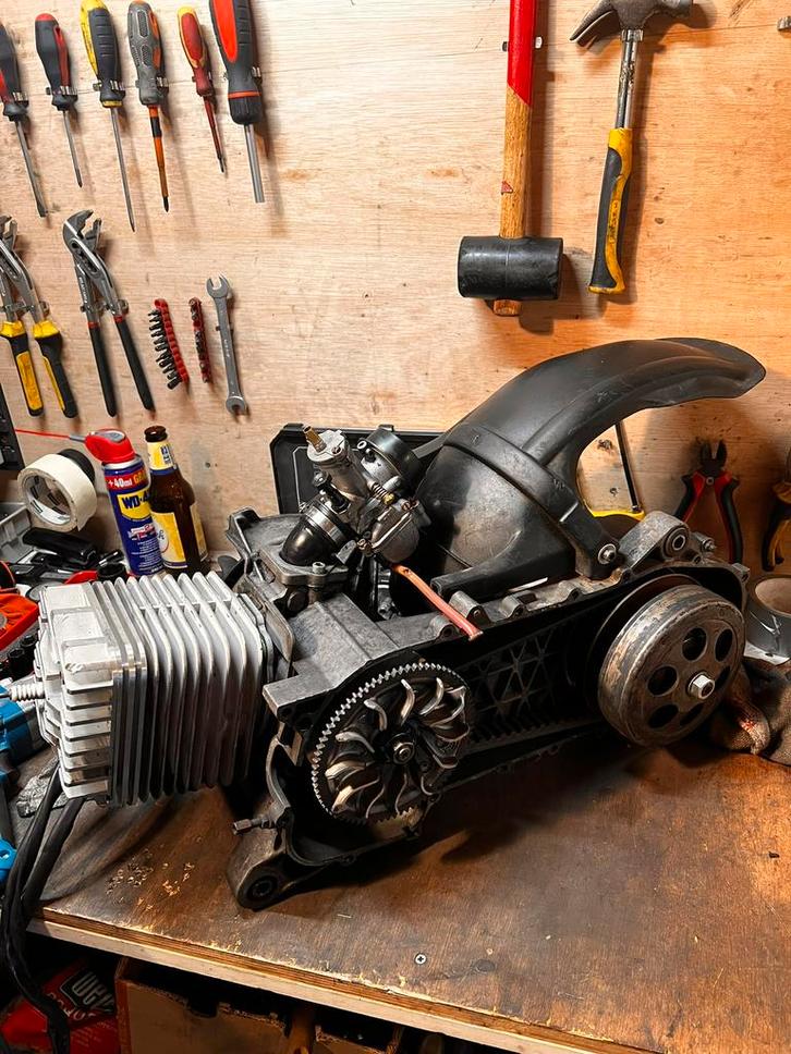 183cc stage2 WJ blok (+/- 30pk), Fietsen en Brommers, Brommeronderdelen | Algemeen, Zo goed als nieuw, Blok, Ophalen