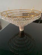 Swarovski antiek hanglamp messing met Kristallen, Antiek en Kunst, Antiek | Lampen, Ophalen