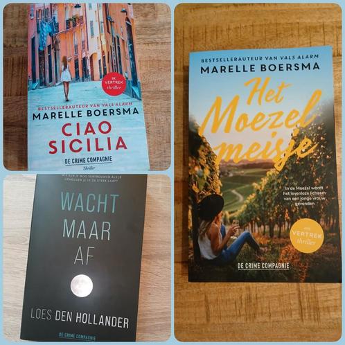 Drie thrillers | Loes den Hollander | Marelle Boersma, Boeken, Thrillers, Zo goed als nieuw, Nederland, Ophalen of Verzenden