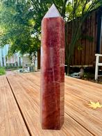 Aardbeienkwarts toren (hematiet en mica kwarts), Verzamelen, Mineralen en Fossielen, Ophalen, Mineraal