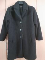 Zwarte Fake Fur Jas - MS Mode Maat 46, Zwart, Maat 46/48 (XL) of groter, Ophalen of Verzenden, Zo goed als nieuw