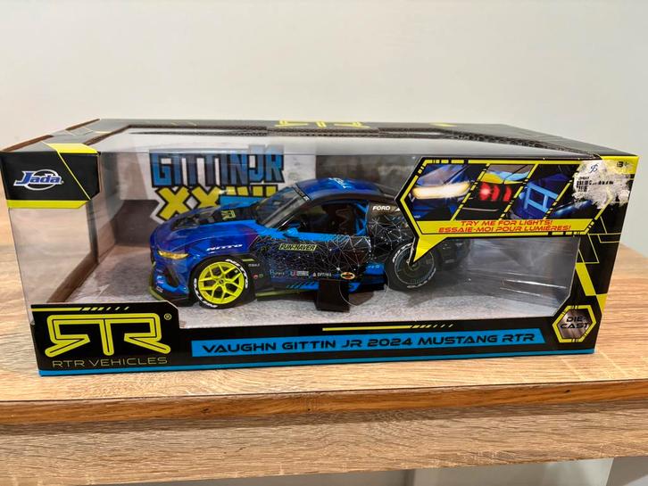 Vaughn Gittin Jr 1/24 Diecast 2024 Mustang RTR Spec 5D, Hobby en Vrije tijd, Modelauto's | 1:24, Nieuw, Ophalen of Verzenden