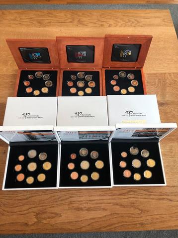Proofset Nederland Euro 2008-2010, 2012-2014 beschikbaar voor biedingen