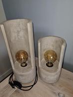 Eglo lynton beton lampen. 27 en 37cm inc vintage led bulb, Ophalen, Overige materialen, Beton, Zo goed als nieuw