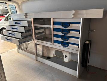 Bedrijfswagen inrichting kasten lades opbergboxen omvormer beschikbaar voor biedingen