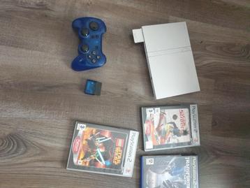 Ps2 met spellen  beschikbaar voor biedingen