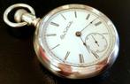 Zakhorloge zilver “ELGIN NATL. WATCH CO.” Illinois USA 1893, Sieraden, Tassen en Uiterlijk, Antieke sieraden, Ophalen of Verzenden