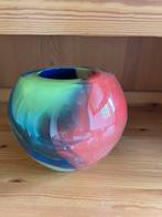 Glazen Art Deco vaas, Huis en Inrichting, Overige kleuren, Ophalen of Verzenden, Minder dan 50 cm, Glas